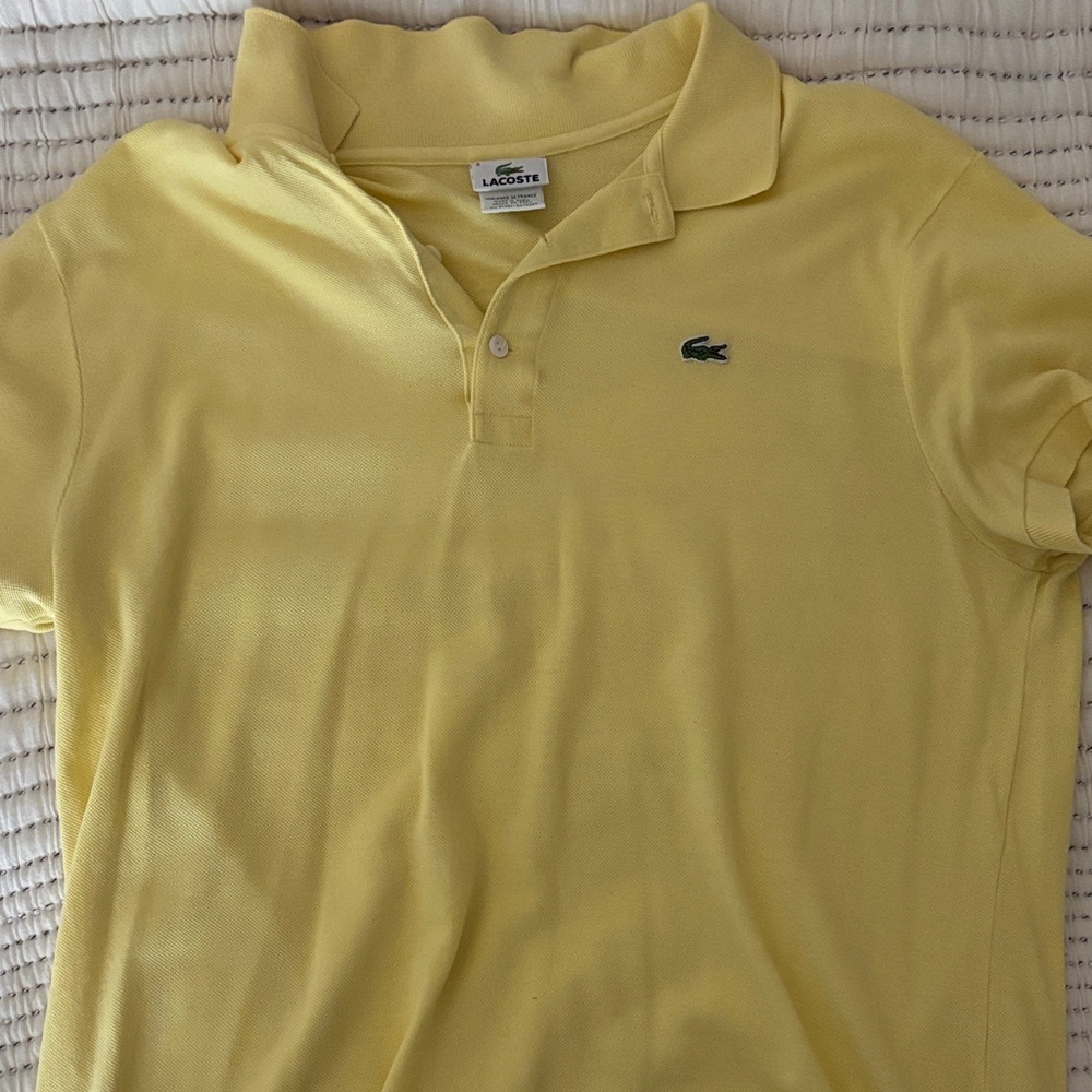 Lacoste Men's Polo Shirt in Sunny Yellow